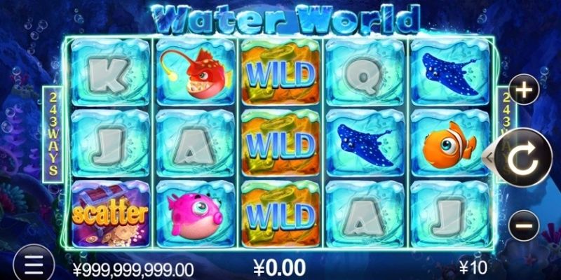 Tổng quan vài nét nổi trội về trò chơi water world tại CQ slot